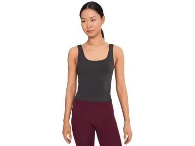 Pact On The Go-to Square Neck Tank Top In Gray