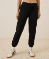 Pact Organic Brushed Fleece Sweatpant In Black
