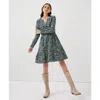 Pact Organic Cafe Crepe Tiered Dress In Celestial Prairie Floral