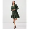 Pact Organic Cafe Crepe Tiered Dress In Mountain View Wanderer