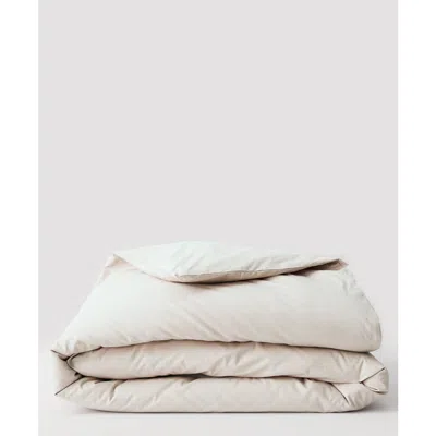 Pact Organic Cool-air Percale Duvet Cover In Brown