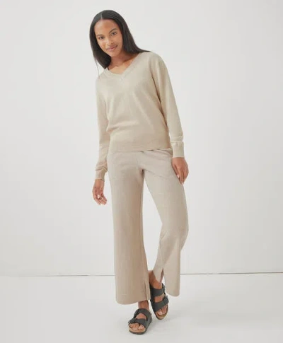 Pact Organic Cotton Airplane Pant In Wheat Heather