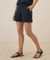 Pact Organic Cotton Airplane Pull On Short In Midnight Blue