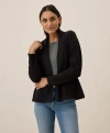 Pact Organic Cotton Airplane Relaxed Blazer In Black