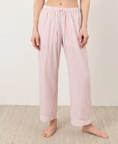 Pact Organic Cotton Breezy Sleep Pant In Pink