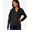 Pact Organic Cotton Brushed Fleece Zip Hoodie In Charcoal Heather