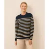 Pact Organic Cotton Classic Fine Knit Crew Sweater In Black