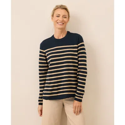 Pact Organic Cotton Classic Fine Knit Crew Sweater In Black