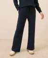 Pact Organic Cotton Cloudknit Wide Leg Pant In Blue