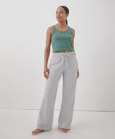 Pact Organic Cotton Cool Stretch Lounge Pant In Heather Grey