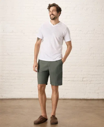 Pact Organic Cotton Daily Twill Midweight Short In Castor Grey