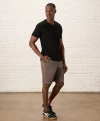 Pact Organic Cotton Daily Twill Midweight Short In Deep Taupe