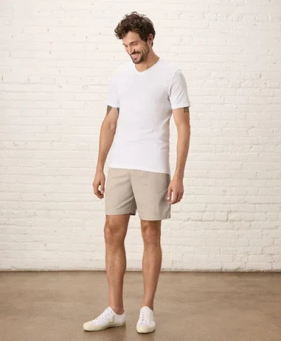Pact Organic Cotton Daily Twill Midweight Short In Nickel