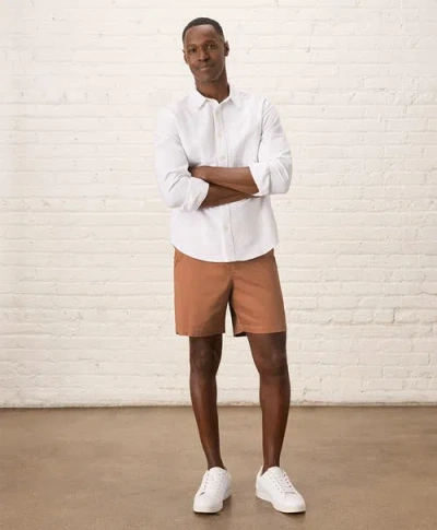 Pact Organic Cotton Daily Twill Midweight Short In Orange