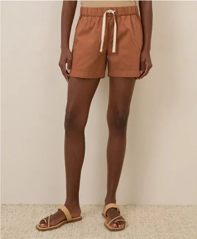 Pact Organic Cotton Daily Twill Short In Ochre