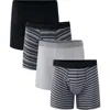 Pact Organic Cotton Everyday Boxer Brief 4-pack
