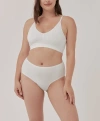 Pact Organic Cotton Everyday Classic T-shirt Bra In White