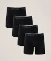 Pact Organic Cotton Everyday Extended Boxer Brief 4-pack In  Signature