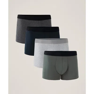 Pact Organic Cotton Everyday Trunk 4-pack In Classic Neutrals