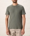 Pact Organic Cotton Featherweight Slub Crew Tee In Castor Grey