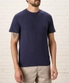 Pact Organic Cotton Featherweight Slub Crew Tee In Eclipse