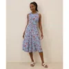 Pact Organic Cotton Fit & Flare Keyhole Back Dress