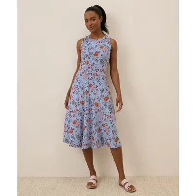 Pact Organic Cotton Fit & Flare Keyhole Back Dress