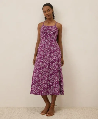 Pact Organic Cotton Fit & Flare Midi Dress