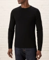 Pact Organic Cotton Luxe Stretch Jersey Slim Long Sleeve Tee In Black