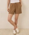Pact Organic Cotton Monterey Poplin Short In Brown