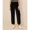 Pact Organic Cotton Pure Velour Relaxed Sweatpant In Black