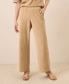 Pact Organic Cotton Pure Velour Wide Leg Pant In Brown