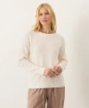 Pact Organic Cotton Shoreline Pullover Sweater In Neutral