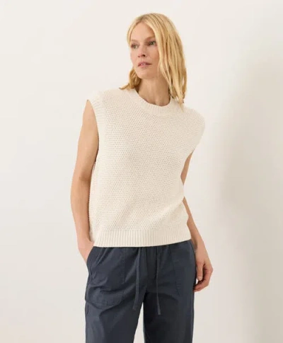 Pact Organic Cotton Shoreline Relaxed Shell In Neutral