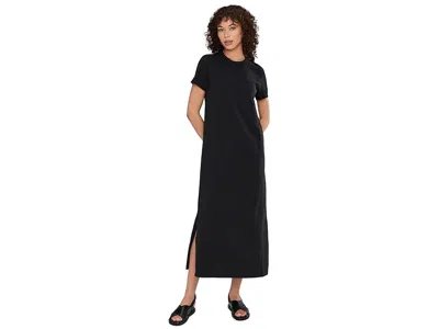 Pact Organic Cotton Slub Easy T-shirts Maxi Dress In Black