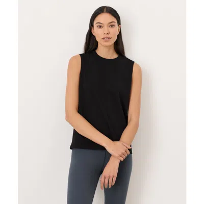 Pact Organic Cotton Soft-slub Essential Tank In Black