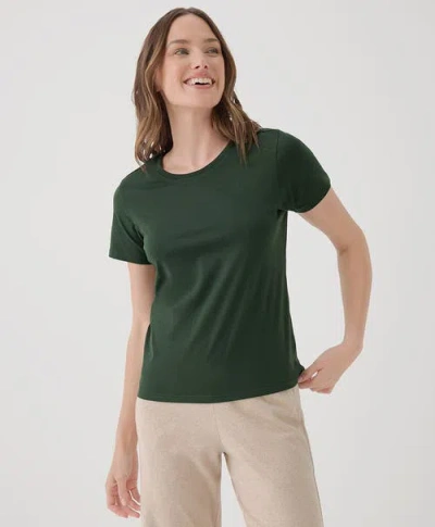 Pact Organic Cotton Softspun Crew Neck Tee In Mountain View