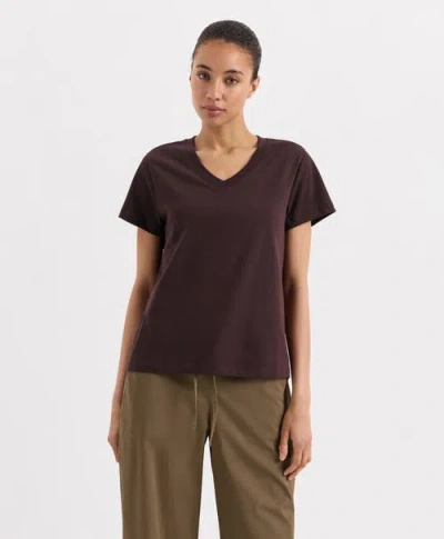 Pact Organic Cotton Softspun Essential V-neck Tee In Multi