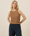 Pact Organic Cotton Softspun High Neck Tank