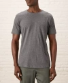 Pact Organic Cotton Softspun Pocket Crew Tee In Medium Grey Heather