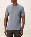 Pact Organic Cotton Softspun Pocket Crew Tee In Smoke