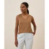 Pact Organic Cotton Softspun V-neck Tank