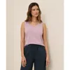 Pact Organic Cotton Softspun V-neck Tank