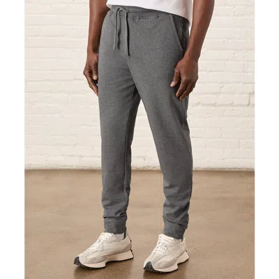 Pact Organic Cotton Stash French Terry Jogger In Medium Grey Heather