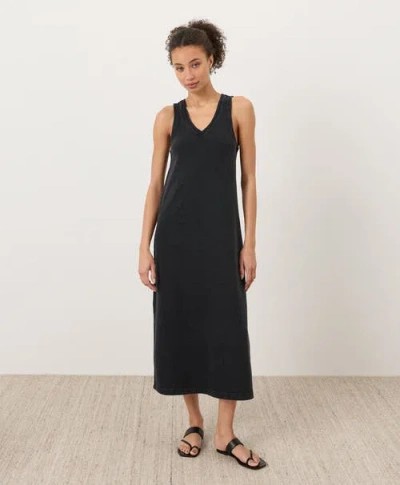 Pact Organic Cotton Weekends Tank Dress In Black