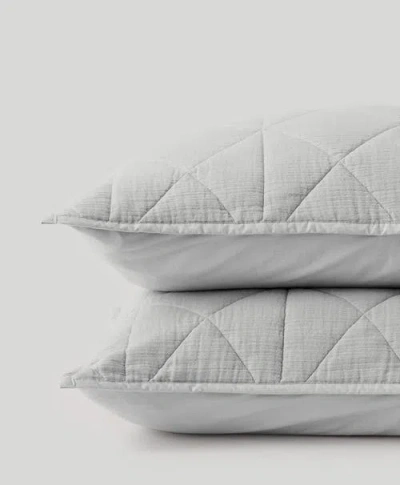 Pact Organic Diamond Sham 2-pack In Lunar
