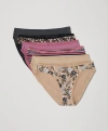 Pact Organic Everyday Classic Fit Bikini 6-pack In Vineyard