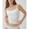 Pact Organic Maternity Nursing Camisole In White