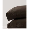 Pact Organic Favorite Tee Jersey Pillowcase 2-pack In Brown