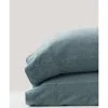 Pact Organic Favorite Tee Jersey Pillowcase 2-pack In Smoke Heather